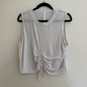 Women's lululemon Sleeveless Ruched Top - Light Gray